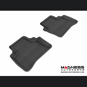 Mercedes Benz E-Class (W212) Sedan Floor Mats (Set of 2) - Rear - Black by 3D MAXpider